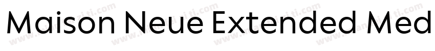 Maison Neue Extended Medium字体转换